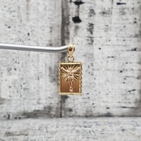 14K Jesus Crucifix Religious Pendant