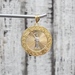 14K Santa Muerte Meander Design Religious Pendant