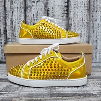 Christian Louboutin Spikes Junior Orlato Flat Size 41.5 + Box