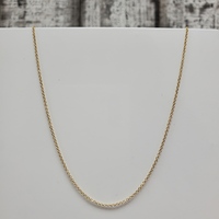 14K Circle Link Necklace