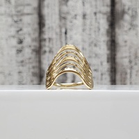 14K Wavy Band Ring