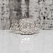 18K Diamond Cluster Ring