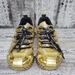 Dolce & Gabbana Gold Stretch Lace Up NS1 Sneakers Size 37 No Box