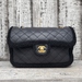 Chanel Black Shearling Muff Flap Bag
