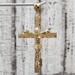 14K Crucifix Cross Pendant