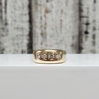 14K Diamond Band Ring