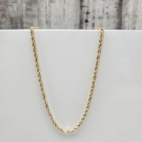 14K 18" Rope Chain Necklace