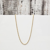 16.5" 14K Rope Chain Necklace