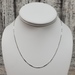 16" 18K Bead Design Thin Necklace