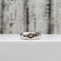 10K Diamond Band Ring
