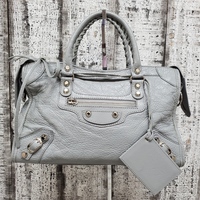 BALENCIAGA The City Classic Graffiti Crossbody Handbag