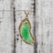 14K Fancy Jade Pendant