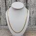 24" 14K Solid Curb Link Necklace