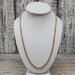 10K Semi Solid Rope Chain Necklace