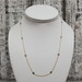 10K Thin Chain w/ LAB GROWN DIAMONDS By The Yard Style Necklace