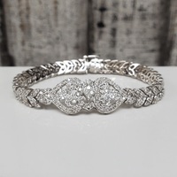 18K Fancy Design Diamond Bracelet