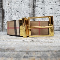 Size 35 Burberry Reversible Belt