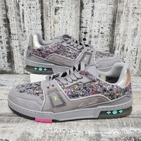 Size 10 Louis Vuitton Trainer Grey 
