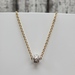 14K Diamond Attached Pendant Chain Necklace