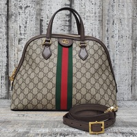 Gucci Medium GG Supreme Canvas Ophidia Tote