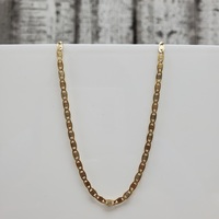 14K TriColor Valentino Link Necklace
