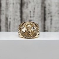 14K St. Jude / San Judas Religious CZ Ring
