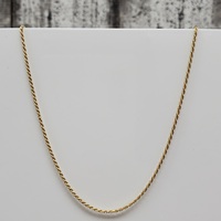 20.5" 14K Rope Chain Necklace