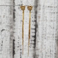 14K Butterfly Dangle Earrings