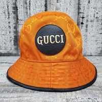 Gucci Off The Grid Bucket Hat Orange Size L