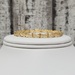 14K Fancy Design Textured Bracelet