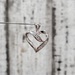10K Diamond Heart Pendant