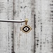 18K Evil Eye CZ Pendant