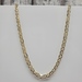 14K Diamond Cut Anchor Link Necklace