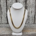 26.5" 10K Semi Solid Cuban Link Monaco Necklace