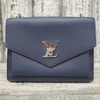Louis Vuitton Mylockme Navy Blue Chain Bag