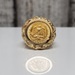 14K 1945 Dos Pesos Gold Coin Ring