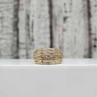 14K Diamond Band Ring 