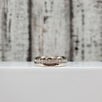 14K Diamond Band Ring