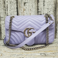 Gucci Women's Gg Marmont Cotton Blend Shoulder Bag