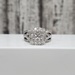 14K Diamond Cluster Ring