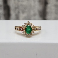 14K Diamond Ring
