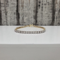 10K Diamond Illusion Set Bracelet 