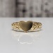 14K Heart Baby Ring