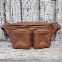 Valentino Satchel  Bright Cognac Waist Satchel