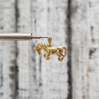 14K Unicorn Pendant