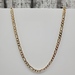 20.5" 14K Solid Figaro Link Necklace