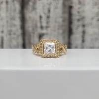 14K CZ Ring