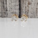14K Stud CLARITY ENHANCED Diamond Earrings w/ Friction Backs