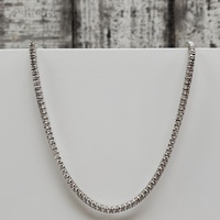 14K LAB GROWN Diamond Tennis Necklace