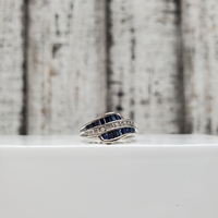 10K Sapphire + Diamond Ring 